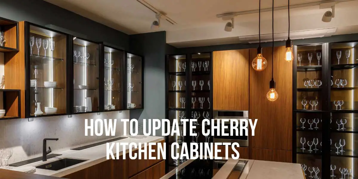 How To Update Cherry Kitchen Cabinets, How To Update A Kitchen With Cherry Cabinets