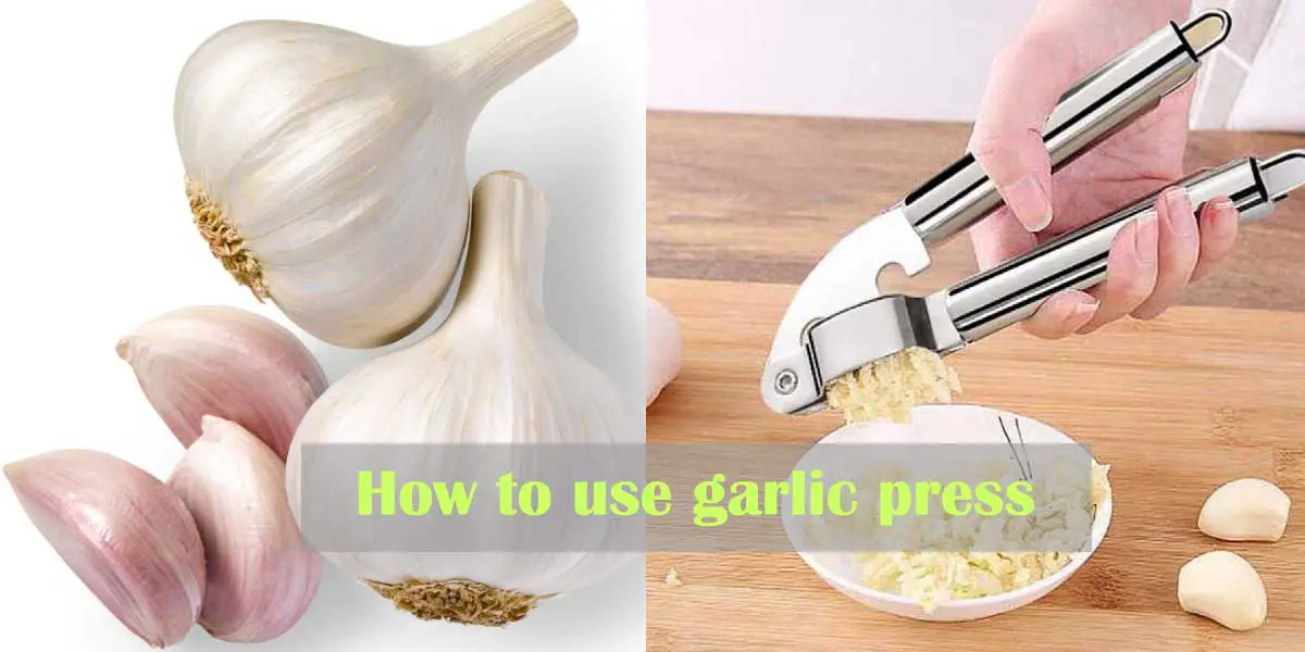 How to use Garlic Press Kitchen Chore
