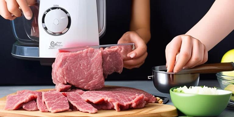 Chop the Meat in a Food Processor
