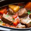 Why is my stew meat tough in slow cooker
