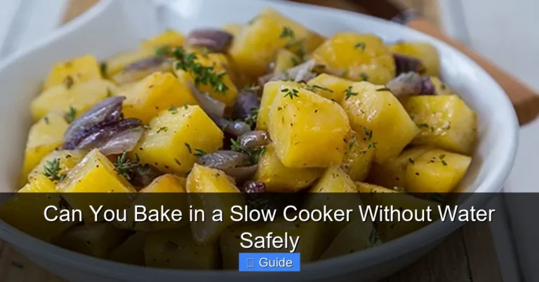 Can You Bake in a Slow Cooker Without Water Safely