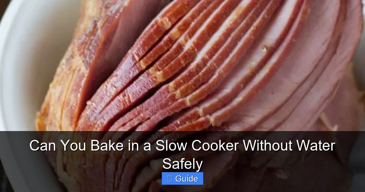Can You Bake in a Slow Cooker Without Water Safely