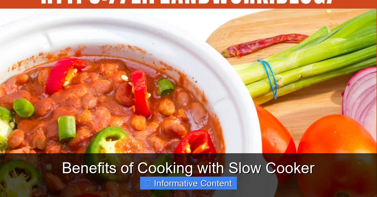 Benefits of Cooking with Slow Cooker