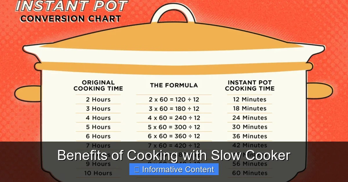 Benefits of Cooking with Slow Cooker