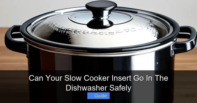 Can Your Slow Cooker Insert Go In The Dishwasher Safely