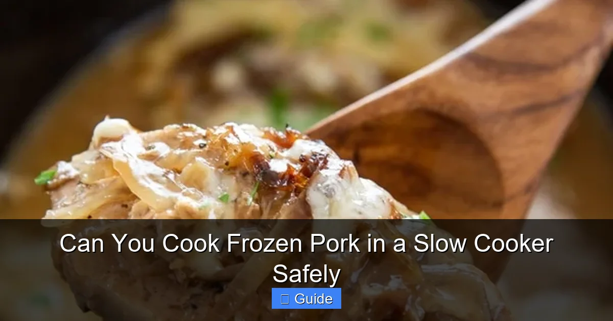 Can You Cook Frozen Pork in a Slow Cooker Safely