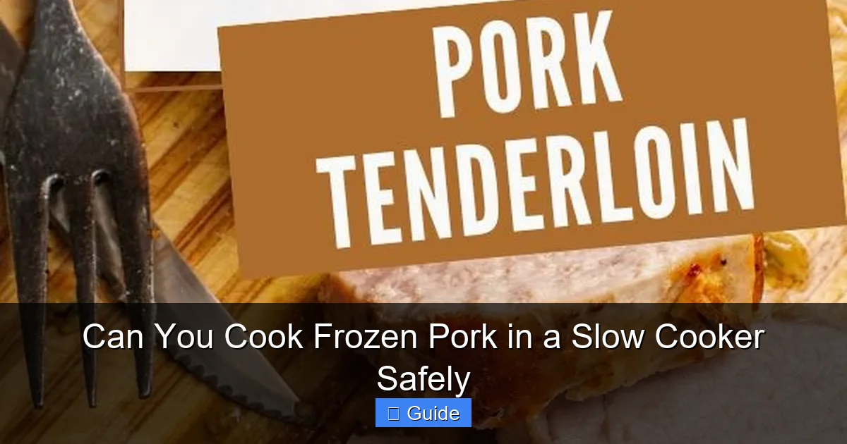 Can You Cook Frozen Pork in a Slow Cooker Safely
