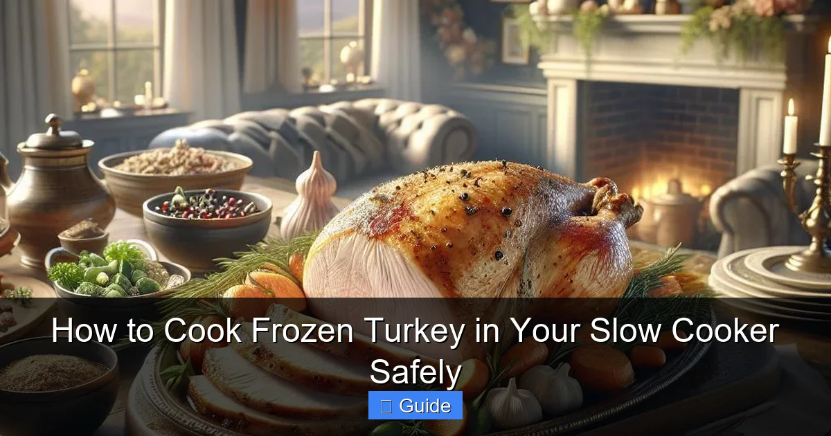 How to Cook Frozen Turkey in Your Slow Cooker Safely