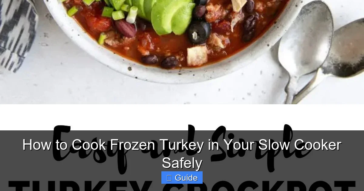 How to Cook Frozen Turkey in Your Slow Cooker Safely