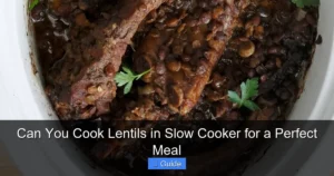 Can You Cook Lentils in Slow Cooker for a Perfect Meal