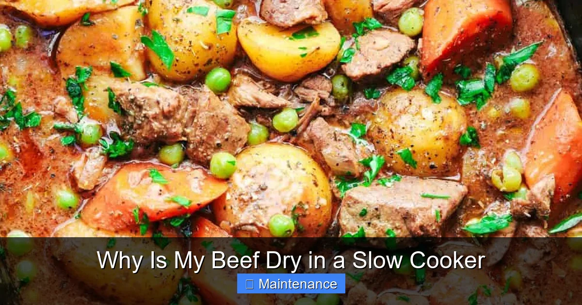 Why Is My Beef Dry in a Slow Cooker