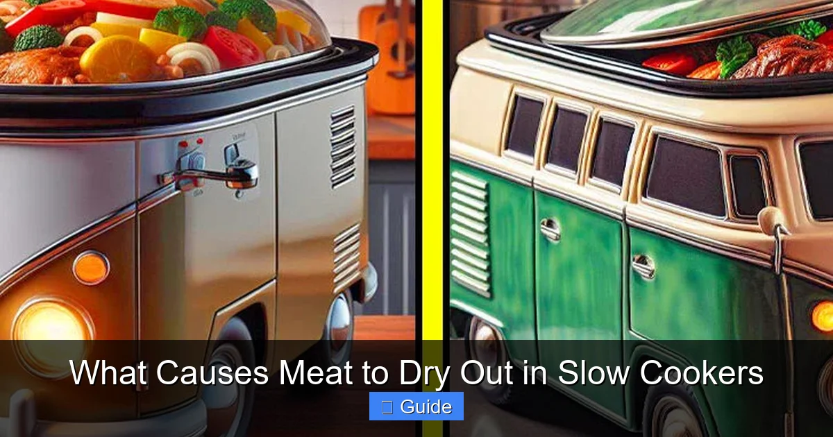 What Causes Meat to Dry Out in Slow Cookers