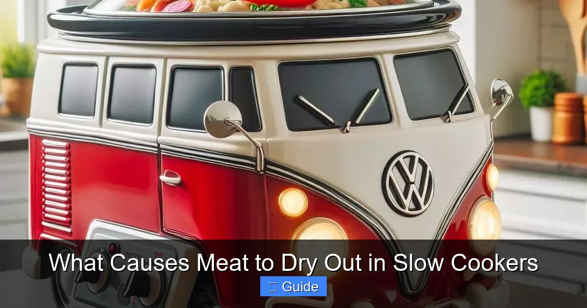 What Causes Meat to Dry Out in Slow Cookers