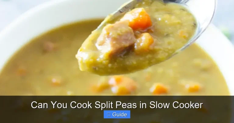 Can You Cook Split Peas in Slow Cooker