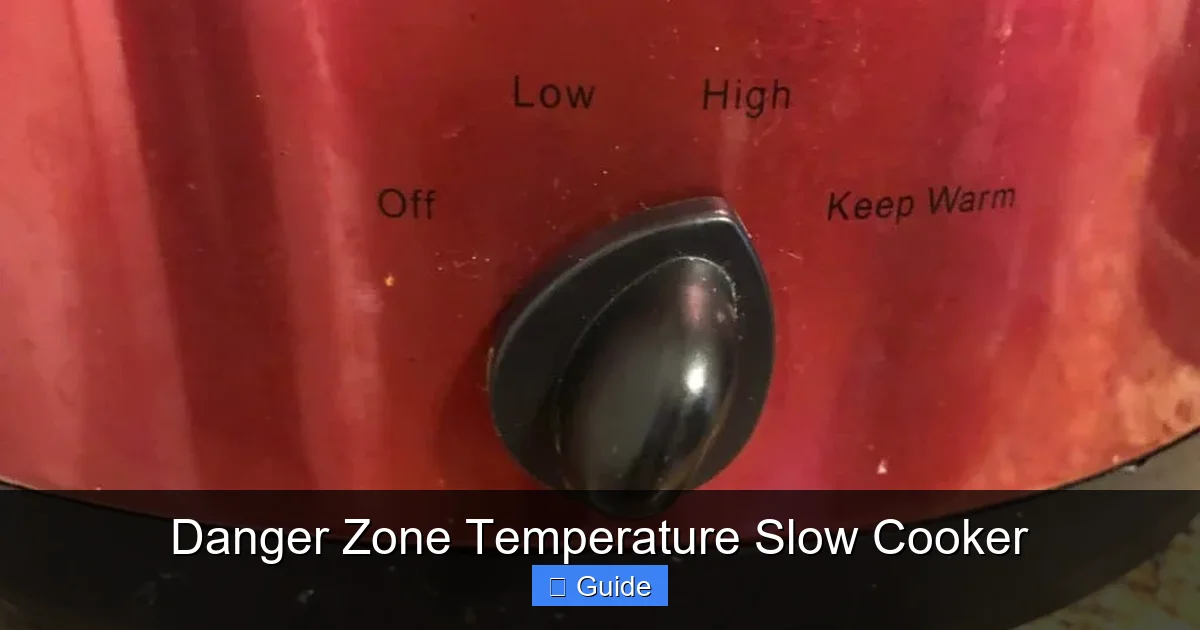 Danger Zone Temperature Slow Cooker