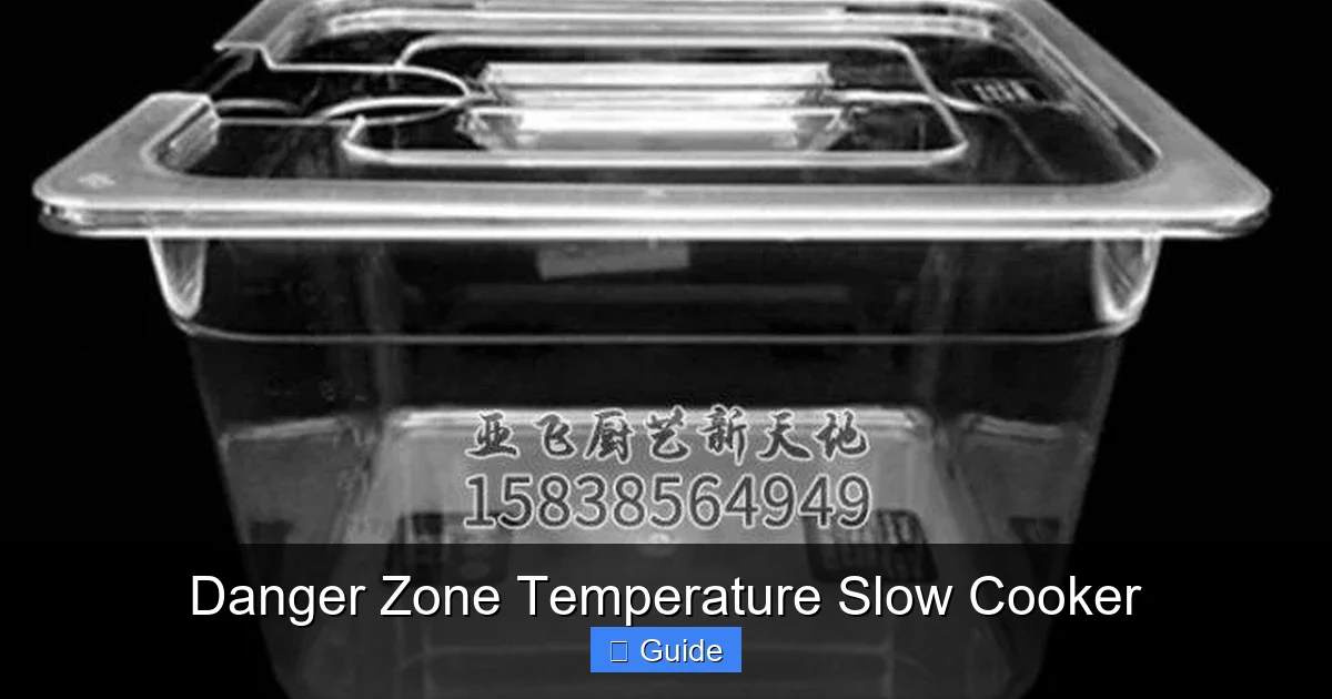 Danger Zone Temperature Slow Cooker