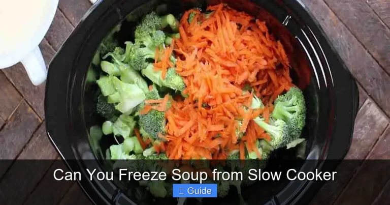 Can You Freeze Soup from Slow Cooker