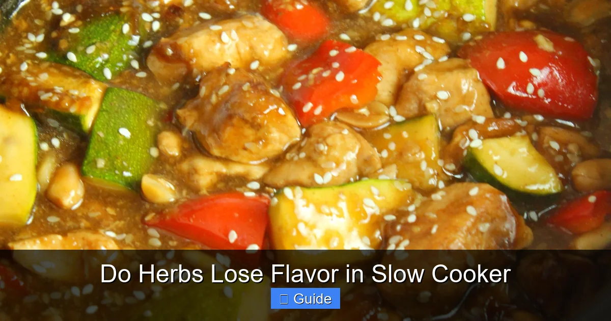 Do Herbs Lose Flavor in Slow Cooker