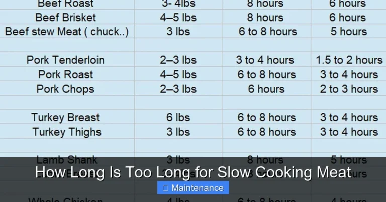 How Long Is Too Long for Slow Cooking Meat