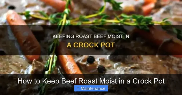 How to Keep Beef Roast Moist in a Crock Pot