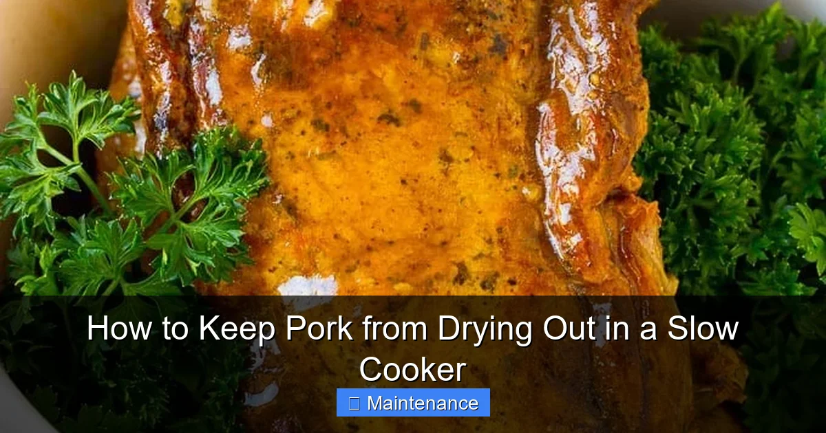 How to Keep Pork from Drying Out in a Slow Cooker