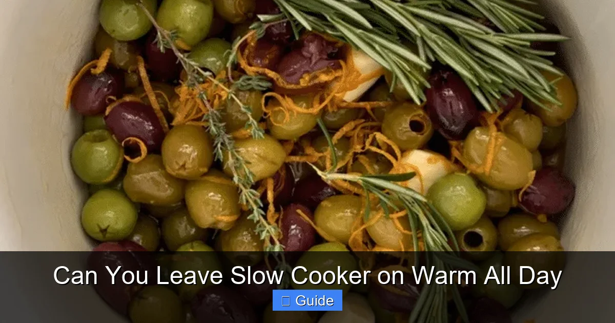 Can You Leave Slow Cooker on Warm All Day