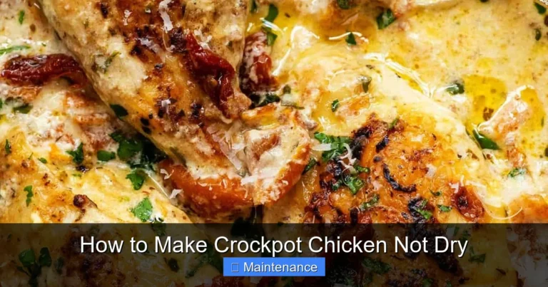 How to Make Crockpot Chicken Not Dry