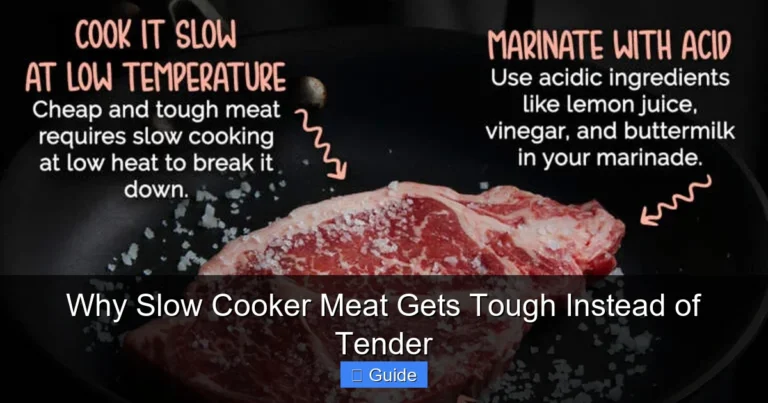 Why Slow Cooker Meat Gets Tough Instead of Tender
