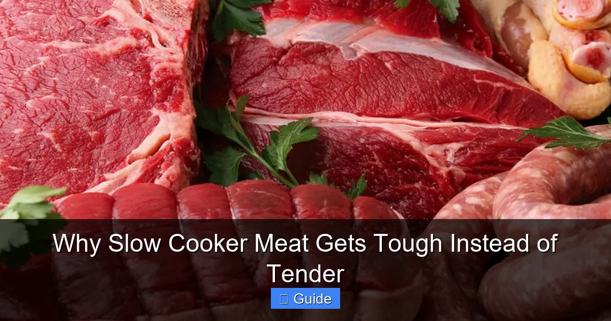 Why Slow Cooker Meat Gets Tough Instead of Tender