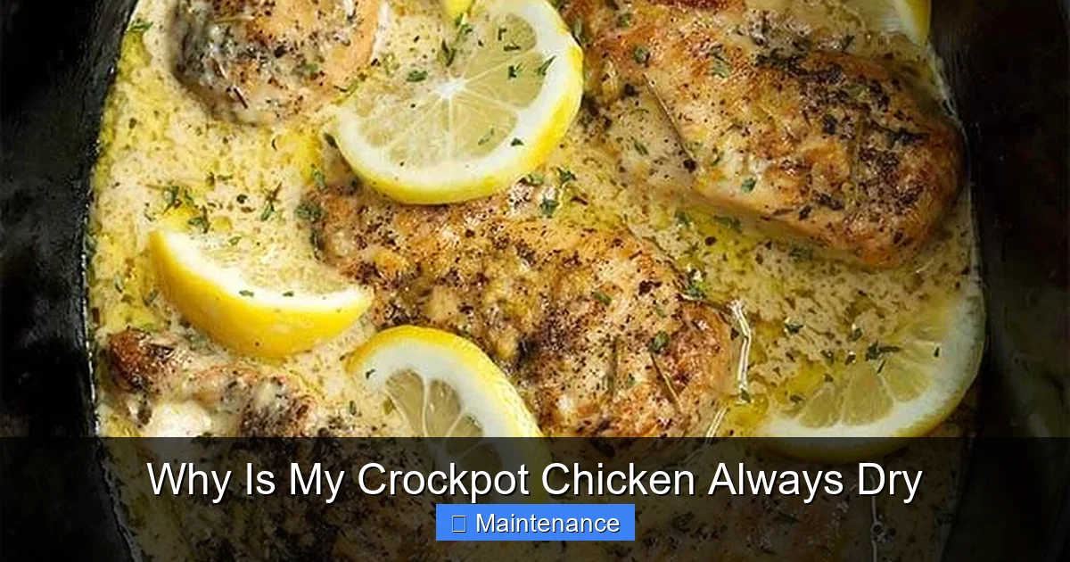 Why Is My Crockpot Chicken Always Dry