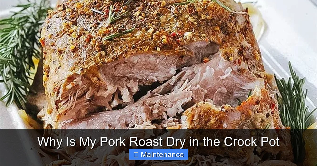 Why Is My Pork Roast Dry in the Crock Pot