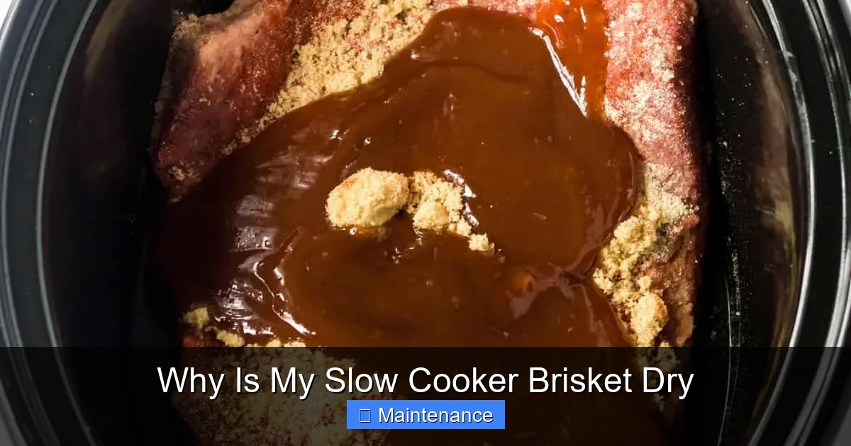 Why Is My Slow Cooker Brisket Dry