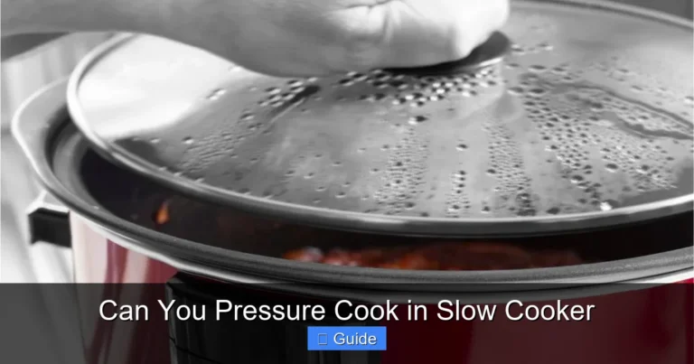 Can You Pressure Cook in Slow Cooker