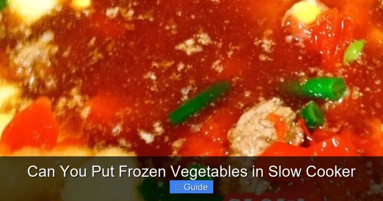 Can You Put Frozen Vegetables in Slow Cooker