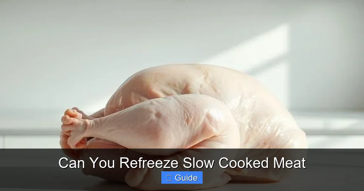 Can You Refreeze Slow Cooked Meat