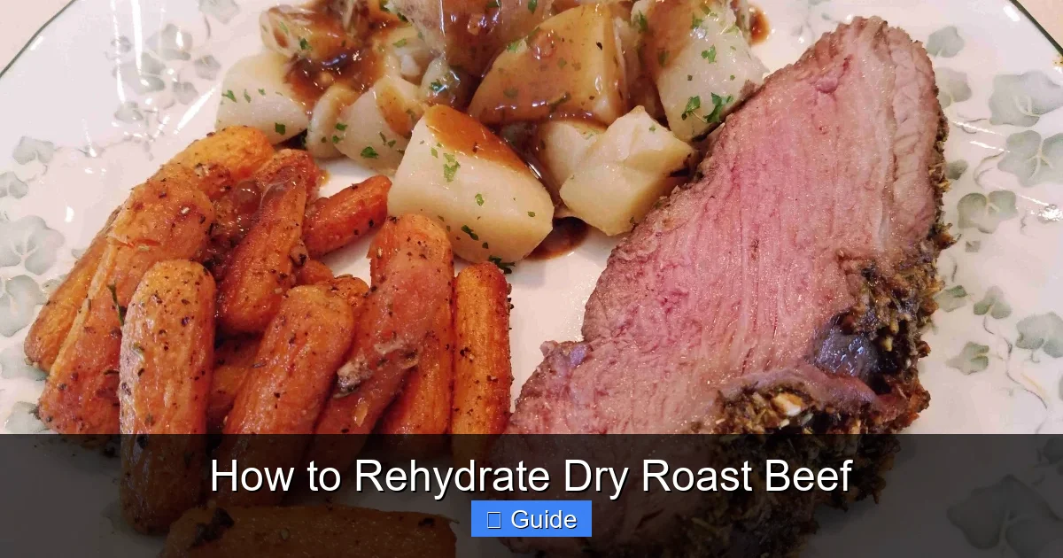 How to Rehydrate Dry Roast Beef