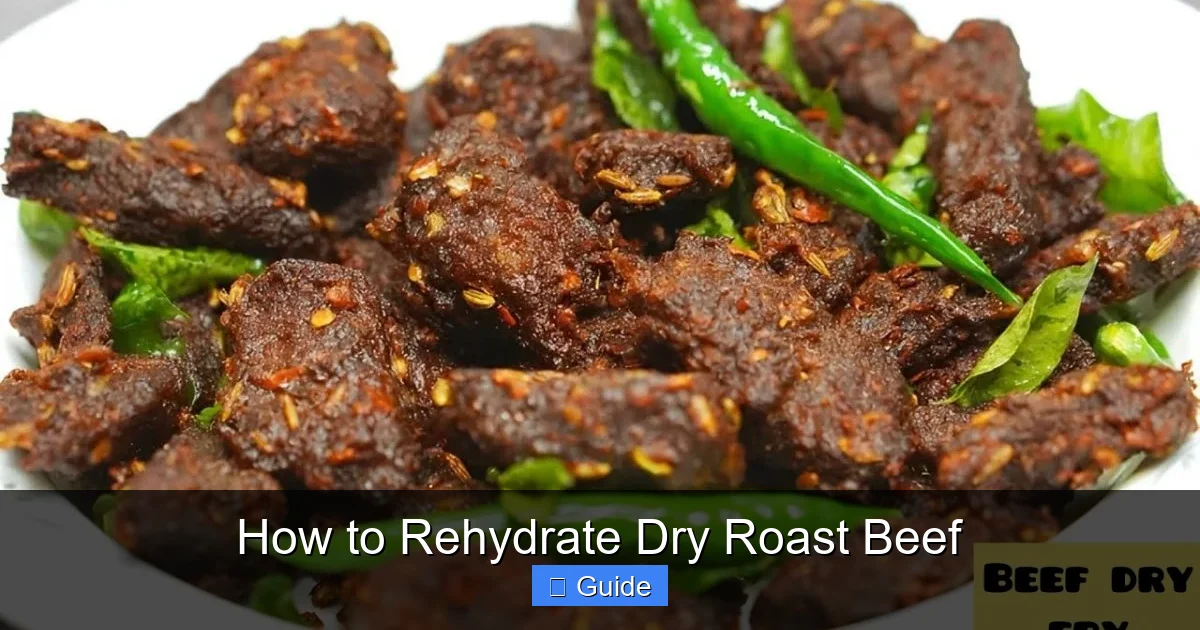 How to Rehydrate Dry Roast Beef
