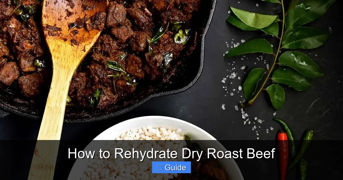How to Rehydrate Dry Roast Beef