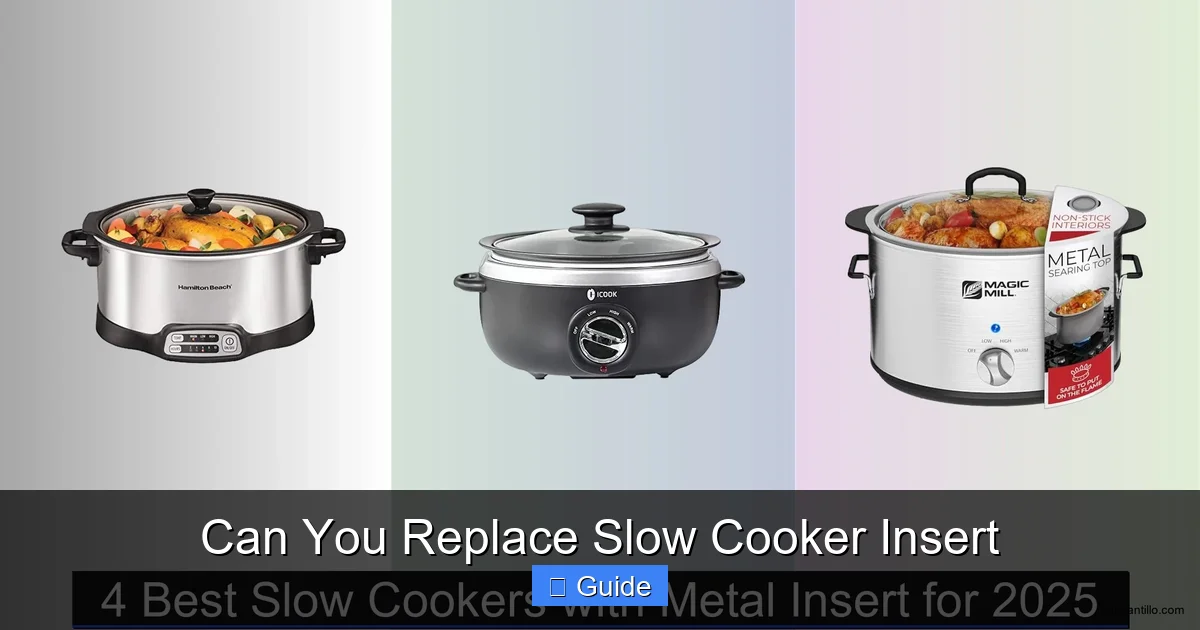 Can You Replace Slow Cooker Insert