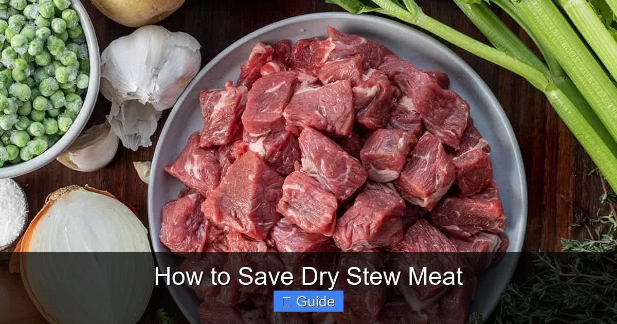 How to Save Dry Stew Meat