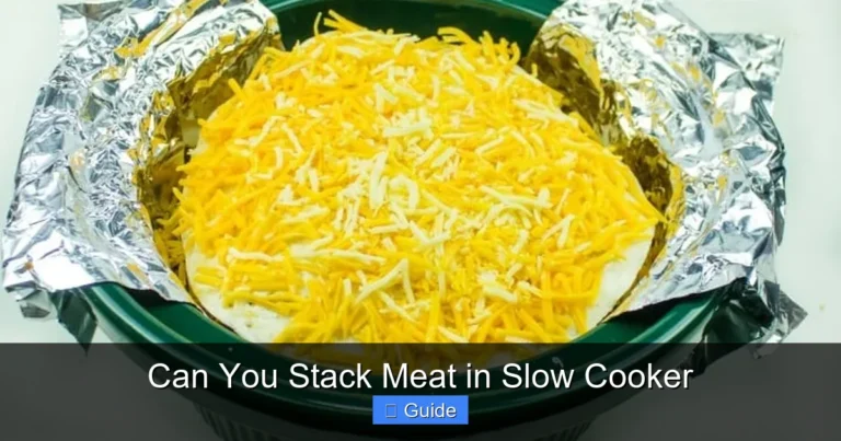 Can You Stack Meat in Slow Cooker