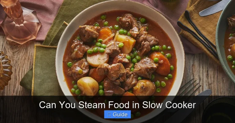 Can You Steam Food in Slow Cooker