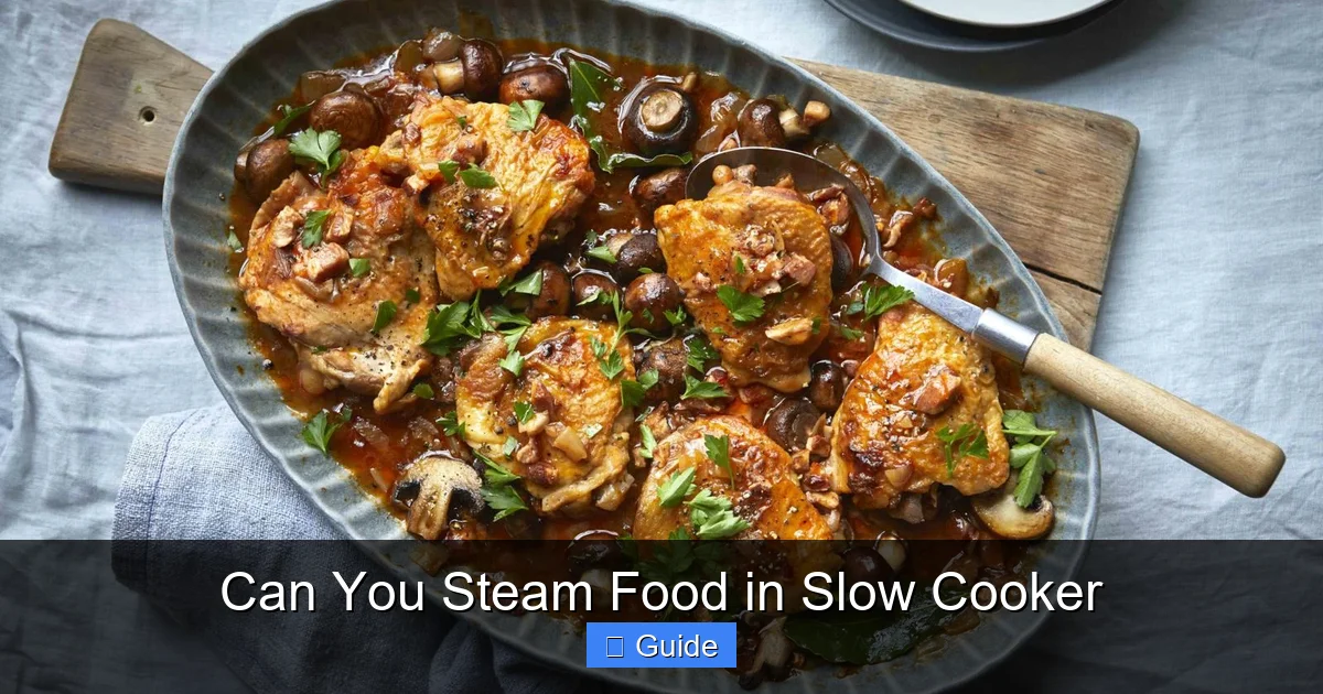 Can You Steam Food in Slow Cooker