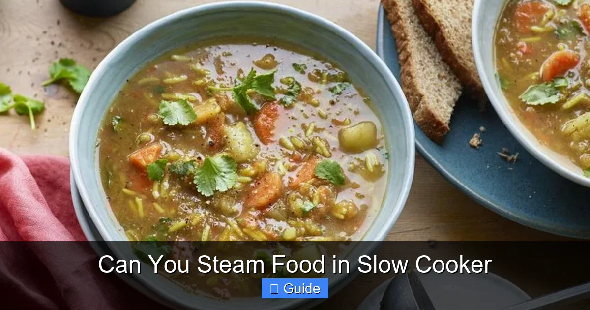 Can You Steam Food in Slow Cooker