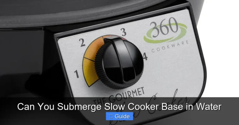 Can You Submerge Slow Cooker Base in Water