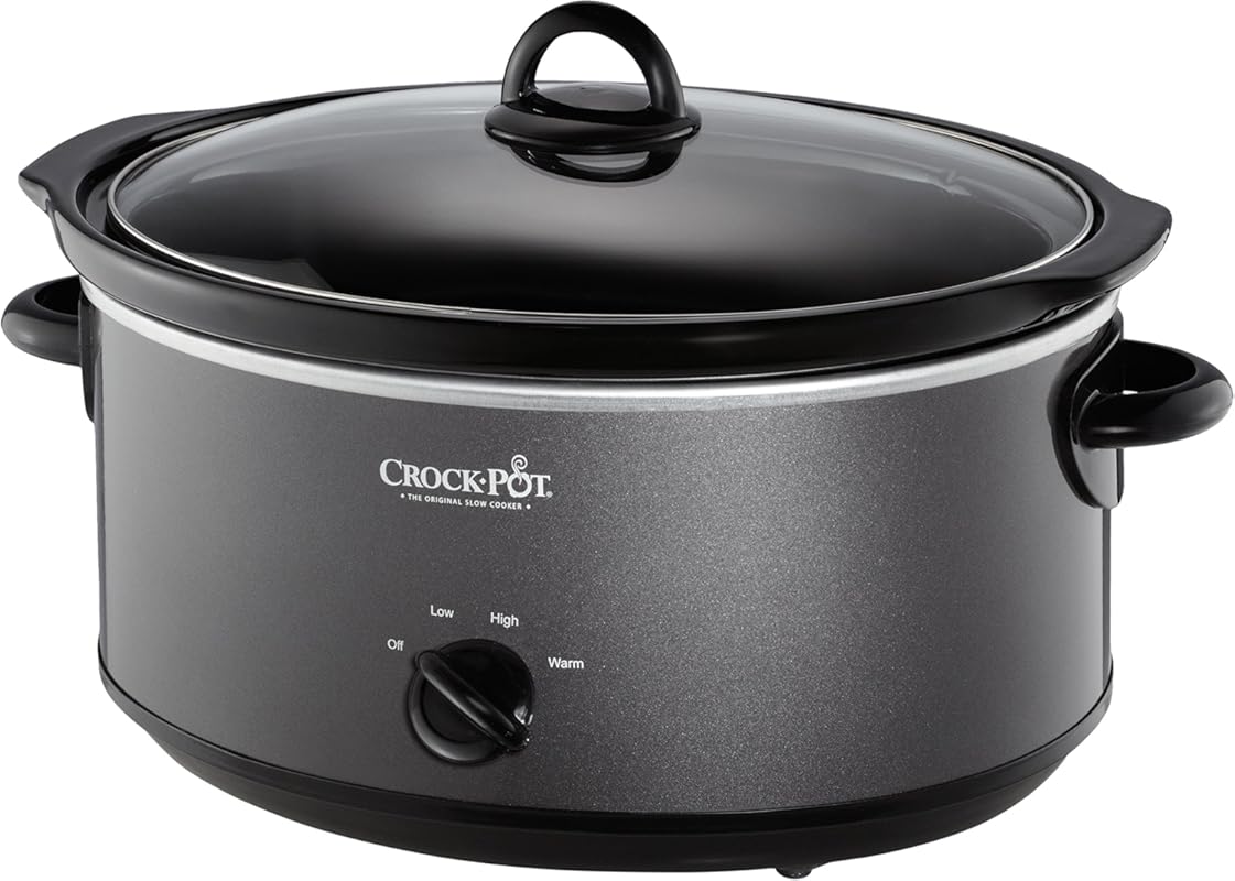 Crock-Pot 7-Quart Manual Slow Cooker with Removable Dishwasher-Safe St