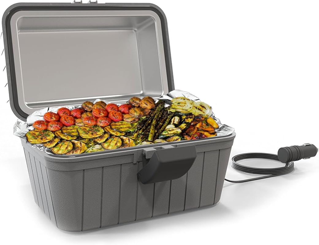 Gideon 12-Volt Portable Heated Electric Lunch Box: Perfect for Car, Tr