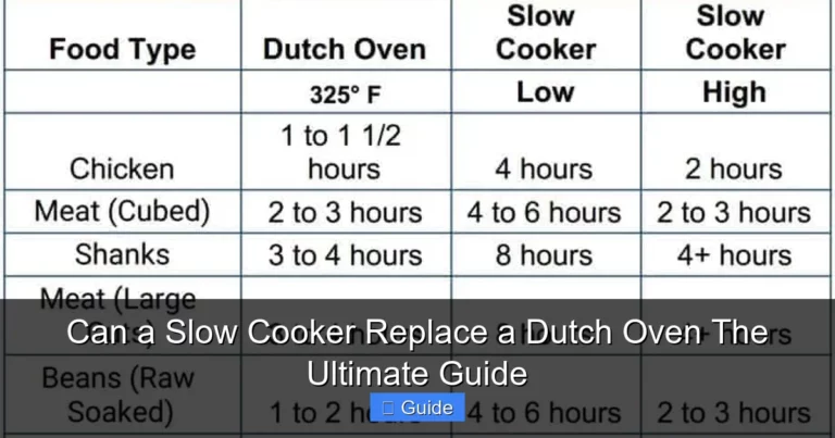 Can a Slow Cooker Replace a Dutch Oven The Ultimate Guide