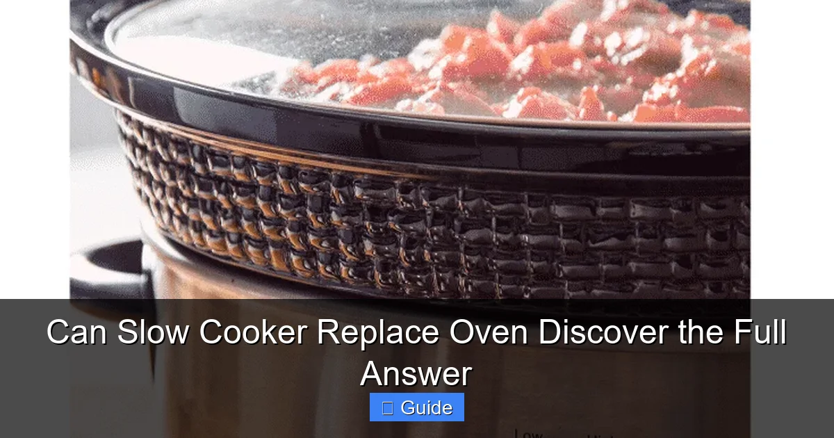 Can Slow Cooker Replace Oven Discover the Full Answer