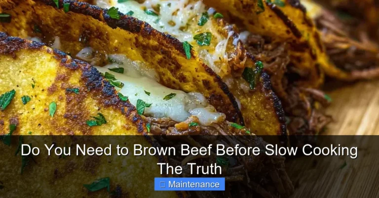 Do You Need to Brown Beef Before Slow Cooking The Truth